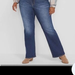 Lane Bryant Women's Plus Size 18 Short Curvy Fit High-Rise Boot Jeans NWT